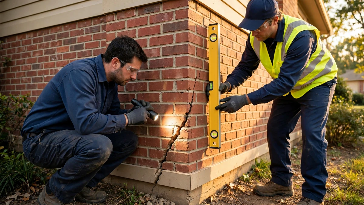 Foundation Repair work underway, illustrating the services local pros provide