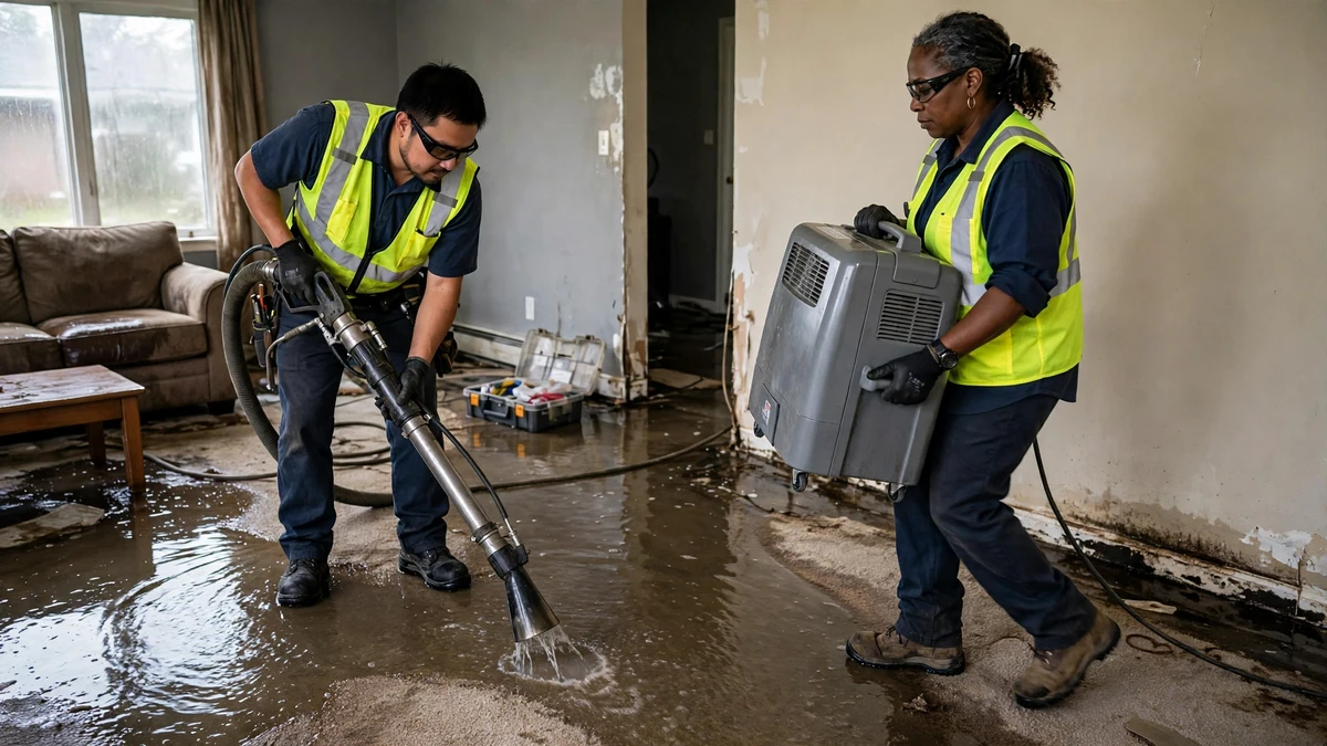 Water Damage Removal work by a local pro